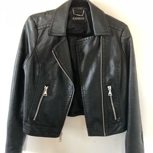 Express Leather Moto Jacket